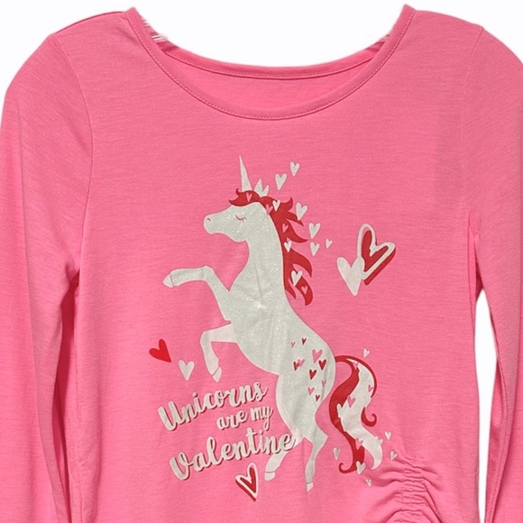 Epic Threads Unicorn Graphic Ruched Side Tie T-Shirt - Picture 3 of 7